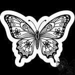 Atomic butterfly in wireframe, ink illustrati… – style Flux Inscriptions – tattoo sketch (09.11.2025 17:34)
