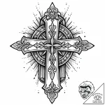 P, concept art for tattoo, on a clean white p… – style Jaeger Mini – tattoo sketch (09.11.2025 17:39)