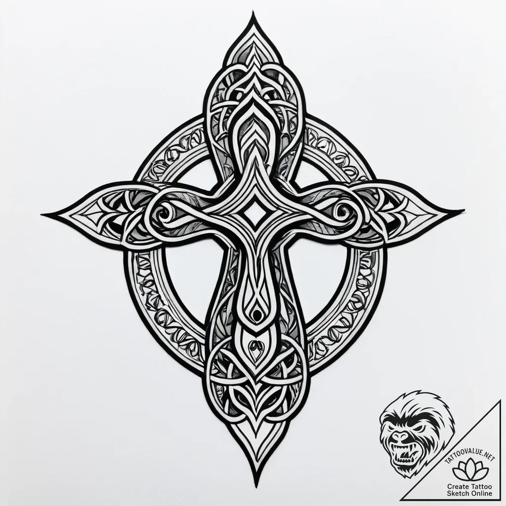 Magnetic tape from a cassette, tangled, artis... - style Jagger Old - tattoo sketch (09.11.2025 18:28)