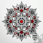 Sun wheel bound in thorned vines, concept art… – style Jaeger Simple – tattoo sketch (09.11.2025 19:22)