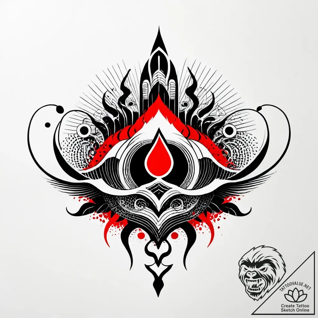 A powerful buzzing sound wave, vibrating,, in... - style Jagger Old - tattoo sketch (09.11.2025 20:04)