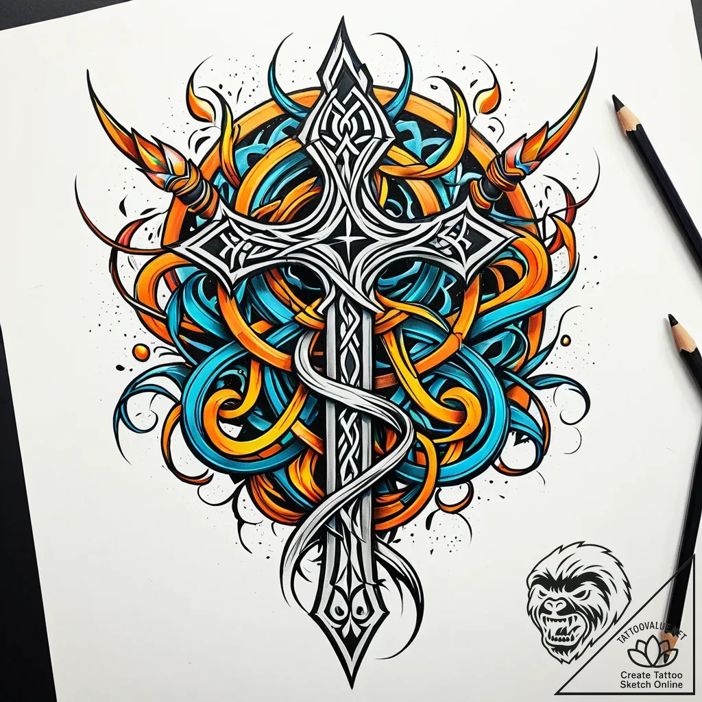 Priestр в р’в р в рір‚в р в р’в р р†р вђљрўв„... - style Jaeger Simple - tattoo sketch (09.11.2025 20:46)