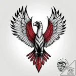 Vulture beak beneath celestial arch, tattoo s… – style Jagger Old – tattoo sketch (09.11.2025 20:52)