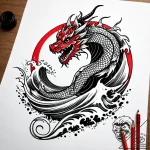 Oak door opening to spectral rift, artistic t… – style Jagger Old – tattoo sketch (09.11.2025 21:27)