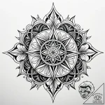 Orb within spectral bloom, artistic tattoo sk… – style Jaeger Simple – tattoo sketch (09.11.2025 21:58)