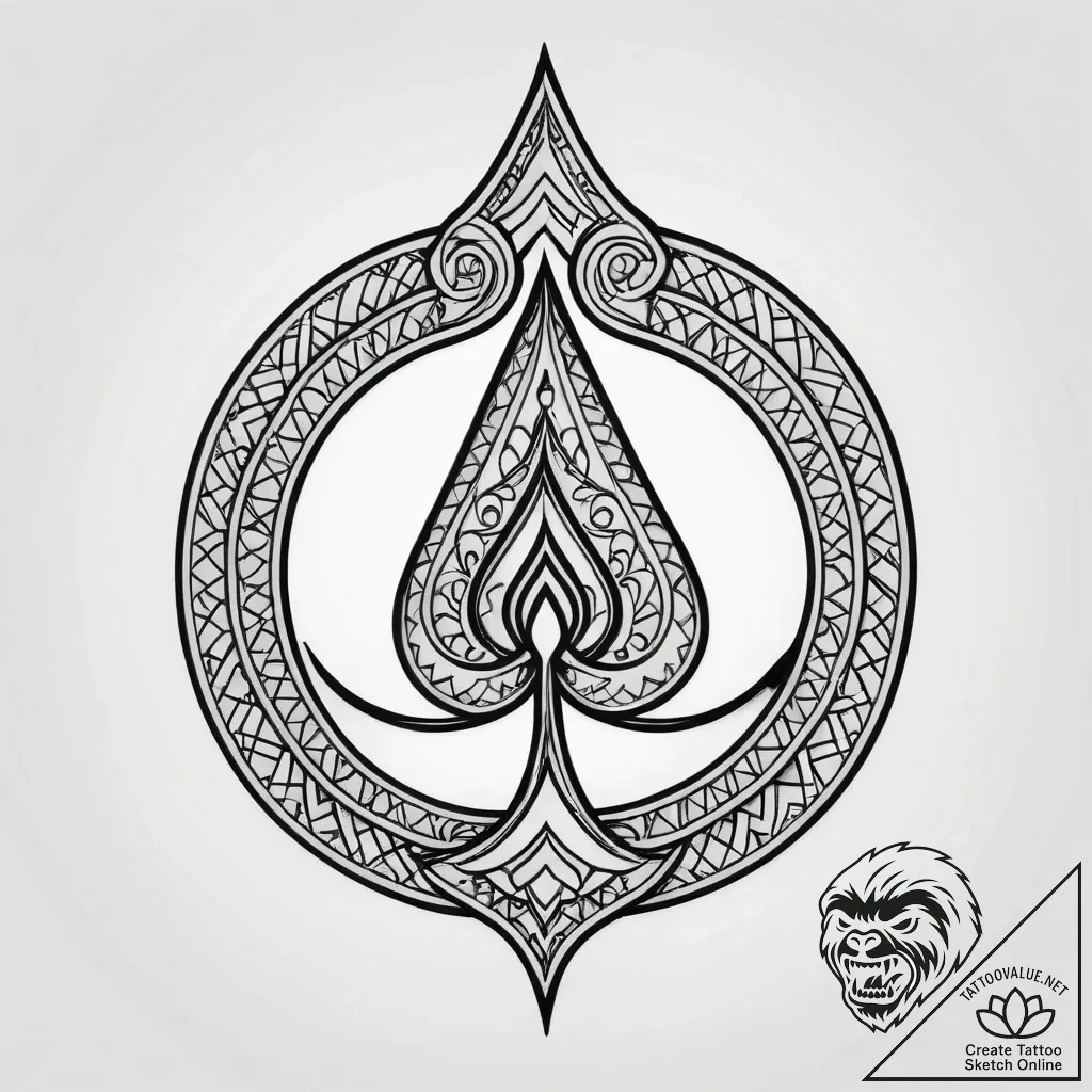 H, artistic tattoo sketch, on a clean white p... - style Jagger Old - tattoo sketch (10.11.2025 01:49)