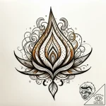 A detailed bale of cotton, soft,, artistic ta… – style Jagger Old – tattoo sketch (10.11.2025 02:49)