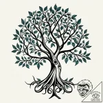 Tree of bones beneath celestial bloom, concep… – style Jagger Old – tattoo sketch (10.11.2025 03:25)