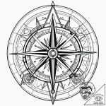 Tat tattoo sketch, architectвђ™s compass draw… – style Jagger Old – tattoo sketch (10.11.2025 03:36)