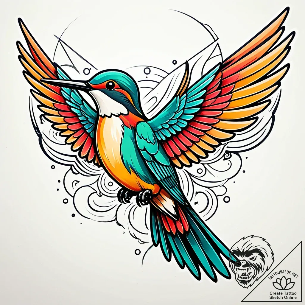 сђр°сѓс‚рµрѕрёсџ сѓ рїс‚рёс†р°рјрё рєрѕр»рёр±... - style Jaeger Simple - tattoo sketch (10.11.2025 03:54)