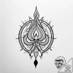 Blood trails leading into fog, tattoo flash s… – style Jagger Old – tattoo sketch (10.11.2025 04:00)