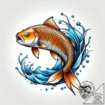 Carp – style Jagger Old – tattoo sketch (10.11.2025 04:36)