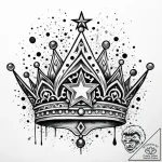 Jade relic crowned with stars, tattoo sketch… – style Jaeger Simple – tattoo sketch (10.11.2025 05:19)