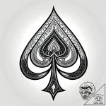 Queen of spades – style Jagger Old – tattoo sketch (10.11.2025 05:24)