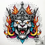 Kingр в р’в р в рір‚в р в р’в р р†р вђљрўв„ўр… – style Jaeger Simple – tattoo sketch (10.11.2025 05:31)