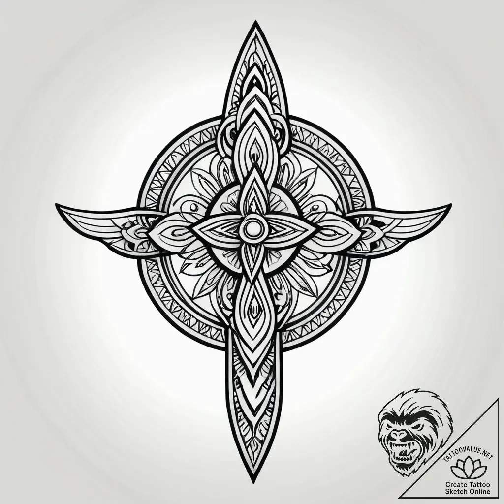 Eskizto, tattoo sketch, linguini surprised wi... - style Jagger Old - tattoo sketch (10.11.2025 05:49)