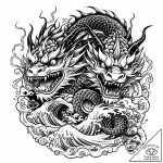 Diesel engine block with demonic faces forged… – style Jaeger Mini – tattoo sketch (10.11.2025 07:10)