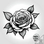 Black rose frozen in ice, tattoo sketch desig… – style Jagger Old – tattoo sketch (10.11.2025 07:13)
