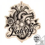 Ice heart devouring starlight, tattoo sketch… – style Flux Inscriptions – tattoo sketch (10.11.2025 07:52)