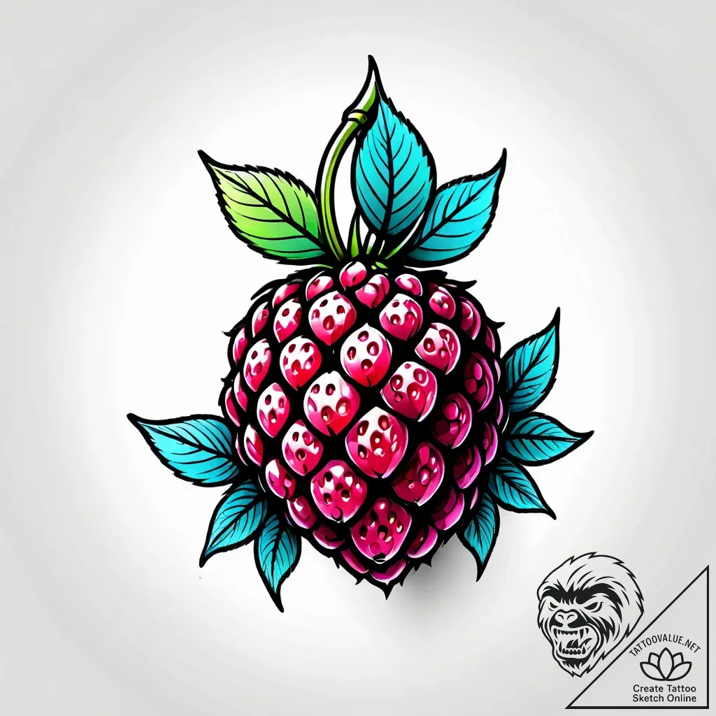 Raspberry - style Jagger Old - tattoo sketch (10.11.2025 08:48)