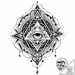 Ivory relic sealed with sigils, concept art f… – style Jaeger Mini – tattoo sketch (10.11.2025 12:19)