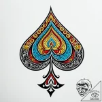 Playing card hand (eg, a royal flush), tattoo… – style Jagger Old – tattoo sketch (10.11.2025 12:22)