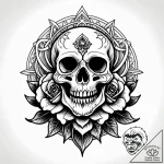 Rose, tattoo line art, chicano tattoo style,… – style Jagger Old – tattoo sketch (10.11.2025 12:58)