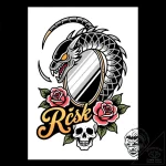 Mirror talon gripping relic, tattoo flash she… – style Flux Inscriptions – tattoo sketch (10.11.2025 13:37)
