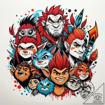 сѓрµрјрµр№рєр° рєсђсѓрґсѓ 2 (the croods: a ne… – style Jaeger Simple – tattoo sketch (10.11.2025 13:40)