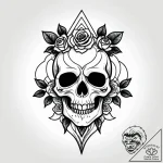 Tat tattoo sketch, minimalist mountain silhou… – style Jagger Old – tattoo sketch (10.11.2025 14:22)