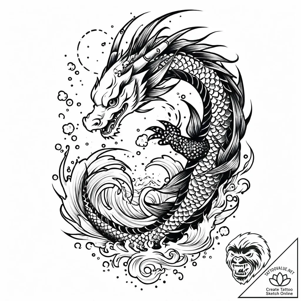 Tat tattoo sketch, wispy reeds bending in gen... - style Jaeger Mini - tattoo sketch (10.11.2025 15:07)