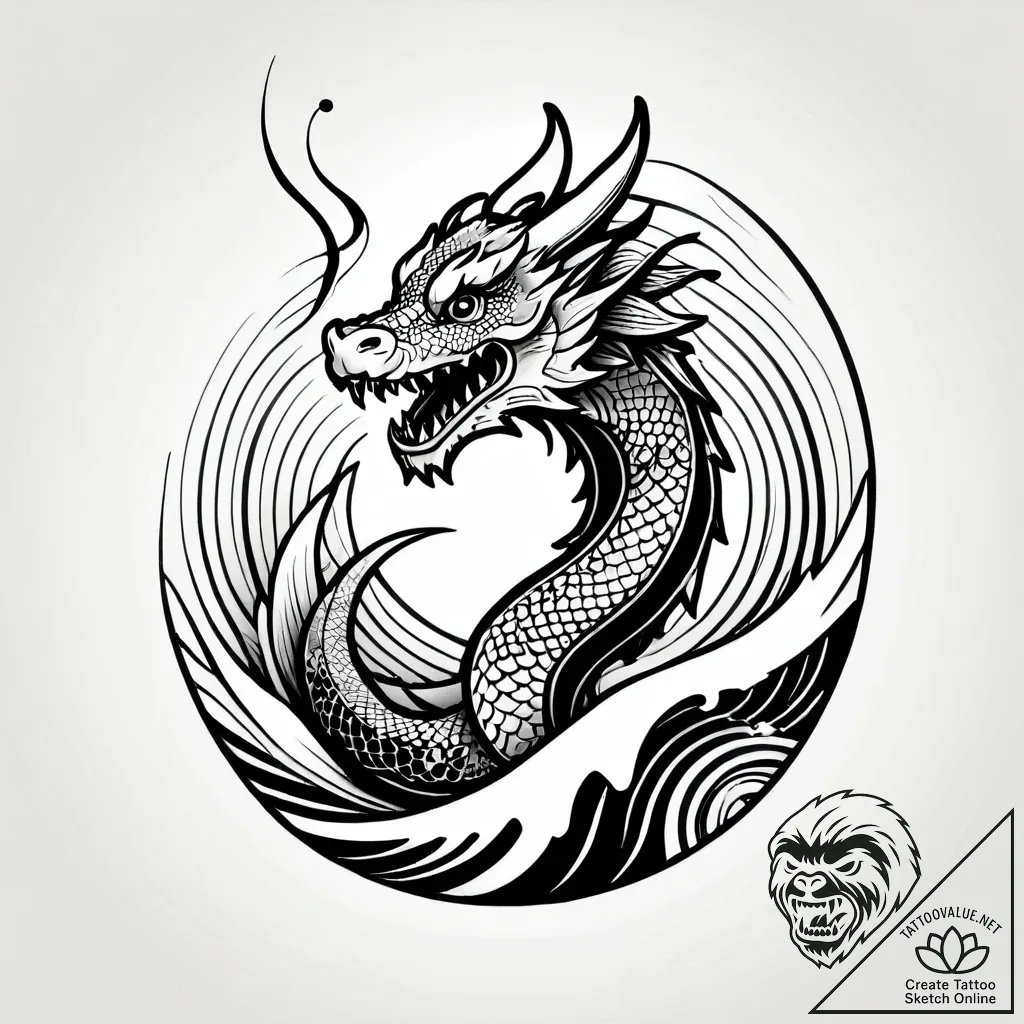 Barcode, ink illustration for tattoo, clean l... - style Jagger Old - tattoo sketch (10.11.2025 15:46)