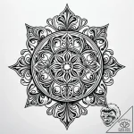 Oak seal splitting in two, tattoo line art, d… – style Jaeger Simple – tattoo sketch (10.11.2025 16:16)