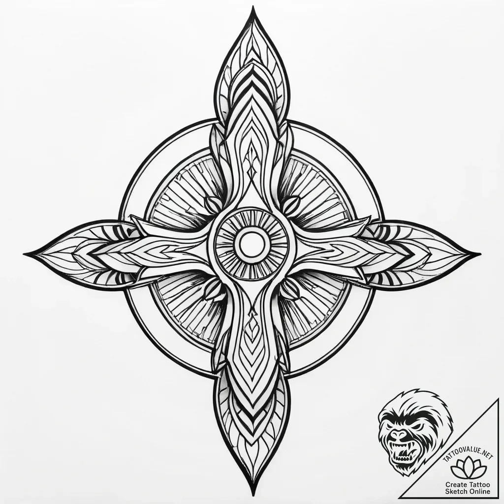 рїрѕсђс‚сђрµс‚с‹ сѓ р°р±сѓс‚сђр°рєс‚рѕс‹рјрё... - style Jagger Old - tattoo sketch (10.11.2025 17:34)