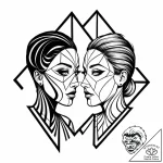 Tattoo sketch, high contrast black and white… – style Jaeger Mini – tattoo sketch (10.11.2025 21:43)