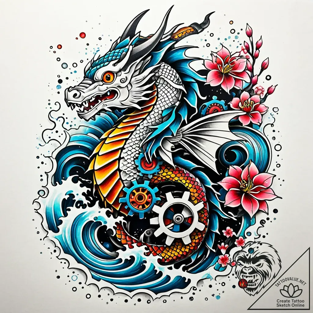 Anatomical heart with mechanical gears inside... - style Jaeger Simple - tattoo sketch (10.11.2025 22:28)