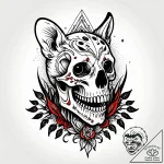 Quokka bones beneath spectral roots, tattoo l… – style Jagger Old – tattoo sketch (10.11.2025 22:46)