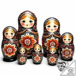 Matryoshka doll (is there, but can be a set) – style Jaeger Mini – tattoo sketch (10.11.2025 23:06)