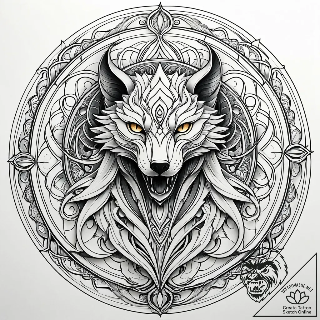 р·рѕрѕрјрѕсђс„рѕс‹рµ сѓсѓс‰рµсѓс‚рір° (рїрѕр»... - style Jaeger Simple - tattoo sketch (11.11.2025 01:40)