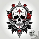 Lime, ink illustration for tattoo, on a clean… – style Jagger Old – tattoo sketch (11.11.2025 02:10)