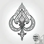 Fleur-de-lis, representing royalty, faith, an… – style Jagger Old – tattoo sketch (11.11.2025 03:21)