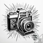 Tat tattoo sketch, vintage camera with film r… – style Jaeger Simple – tattoo sketch (11.11.2025 03:28)