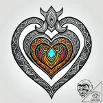 Tattoo sketch, moanaвђ™s necklace with glowin… – style Jagger Old – tattoo sketch (11.11.2025 03:46)