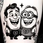Tattoo sketch, stuart and bob together with h… – style Flux Inscriptions – tattoo sketch (11.11.2025 03:49)