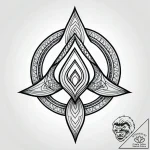 Abyssal serpent in stormy sea, tattoo line ar… – style Jagger Old – tattoo sketch (11.11.2025 05:55)