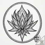 Barbed thorns through skeletal chest, tattoo… – style Jagger Old – tattoo sketch (11.11.2025 08:04)