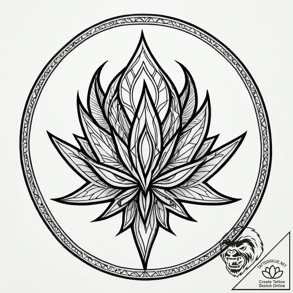 Barbed thorns through skeletal chest, tattoo... - style Jagger Old - tattoo sketch (11.11.2025 08:04)