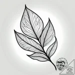 Tat tattoo sketch, dew-covered leaf reflectin… – style Jagger Old – tattoo sketch (11.11.2025 08:40)