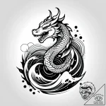 Astral rose glowing in darkness, tattoo flash… – style Jagger Old – tattoo sketch (11.11.2025 09:15)