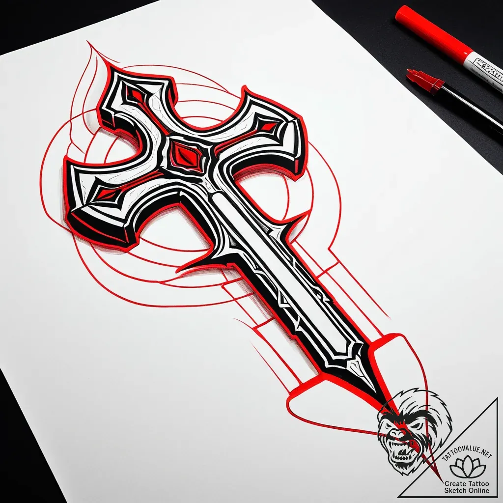 Bone relic glowing in darkness, tattoo drawin... - style Jaeger Simple - tattoo sketch (11.11.2025 11:22)